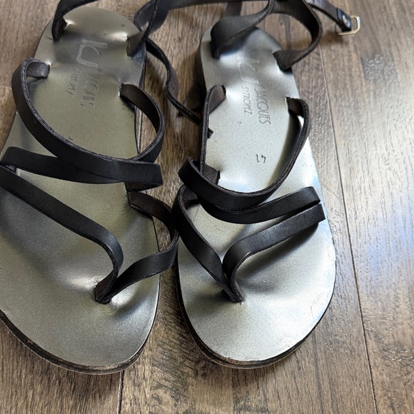 K.JACQUES St Tropez Leather Sandals - Picture 3 of 5